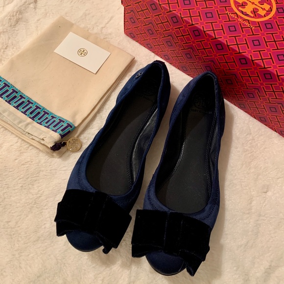 tory burch viola bow ballet flat